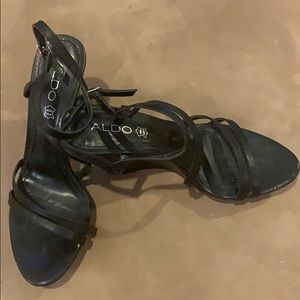 Aldo black sandal